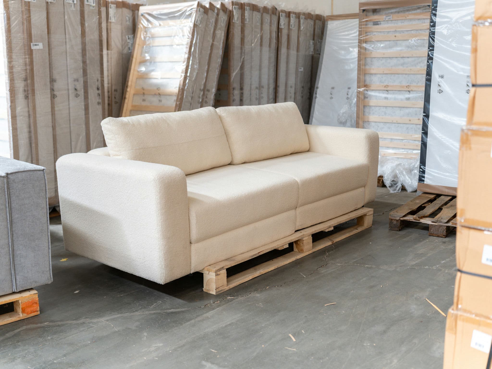 Sofa Hvid Teddy (vareprøve) Sofa 